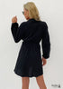 Summer short Black Dress with long sleeve